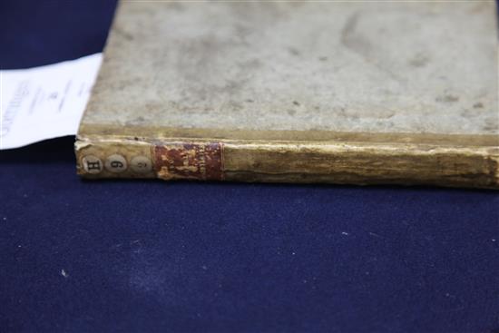 Cambini, Andrea - Two Very Notable Commentaries, rebound cloth bounds, quarto, facsimile p.21,